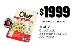 Diarco Okey - capellettis 4 quesos oferta