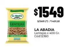 Diarco La abadia - lentejas cód:12360 oferta