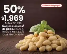 Coto Ñoquis clásicos/de papa, x 500 g. cod. 13642-13642 oferta