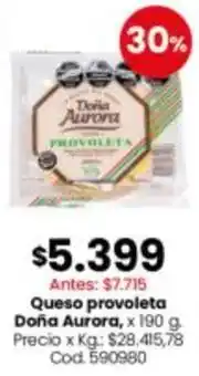 Coto Aurora - queso provoleto oferta