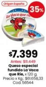 Coto Origen - queso especial fundido la vaca que ríe, x 120 g. cod. 56544 oferta