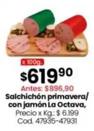 Coto Salchichón primavera/ con jamón oferta