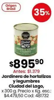 Coto Ciudad del lago - jardinera de hortalizas y legumbres oferta