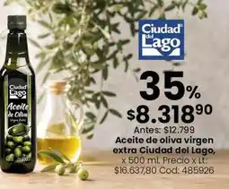 Coto Ciudad del lago - aceite de oliva virgen extra, x 500 ml cod: 485926 oferta