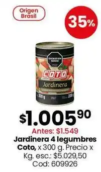 Coto Coto - jardinera 4 legumbres oferta