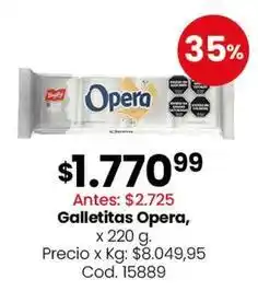 Coto Opera - galletitas oferta