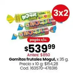 Coto Mogul - gomitas frutales oferta
