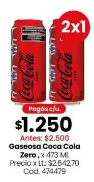 Coto Coca cola - gaseosa coca cola zero oferta