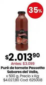 Coto Sabores del valle - puré de tomate passatta oferta