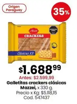 Coto Origen - galletitas crackers clásicas oferta