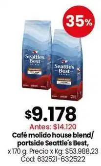 Coto Best - café molido house blend/portside oferta