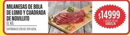 Supermercados Vea Milanesas de bola de lomo y cuadrada de novillito oferta