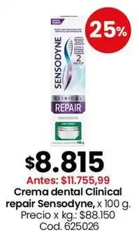 Sensodyne - crema dental clinical repair