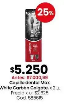 Coto Colgate - cepillo dental max white carbón oferta