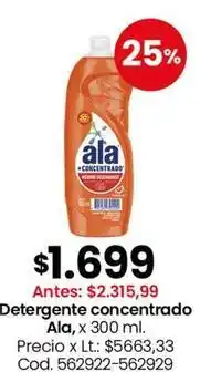 Coto Ala - detergente concentrado oferta