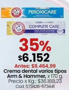 Coto Crema dental varios tipos oferta