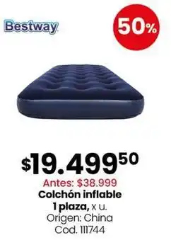 Coto Bestway - colchón inflable 1 plaza, x u. cod. 111744 oferta