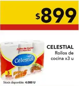 Nini Mayorista CELESTIAL Rollos de cocina x3 u oferta