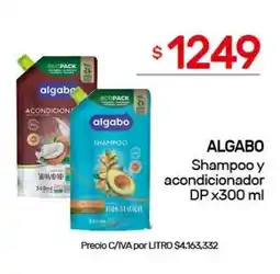 Nini Mayorista Algabo shampoo y acondicionador oferta