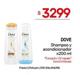 Nini Mayorista DOVE Shampoo y acondicionador oferta