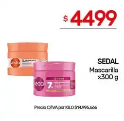 Nini Mayorista Sedal mascarilla oferta