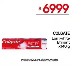 Nini Mayorista COLGATE Lum.white Brilliant oferta