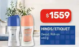 Nini Mayorista HINDS/ETIQUET Desod. Roll-on oferta