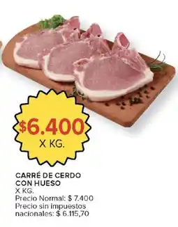 Carrefour Carré de cerdo con hueso oferta