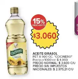 Carrefour Market Cocinero aceite girasol oferta