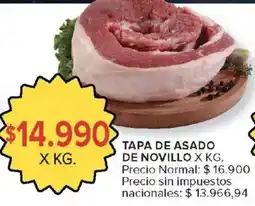 Carrefour Market Tapa de asado de novillo oferta