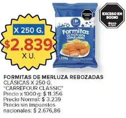 Carrefour Market Carrefour classic formitas de merluza rebozadas oferta