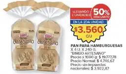 Carrefour Market Bimbo pan tipo artesano original oferta