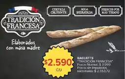 Carrefour Market Tradición Francesa baguette oferta