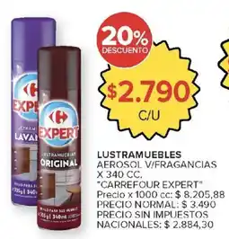 Carrefour Carrefour expert lustramuebles original oferta