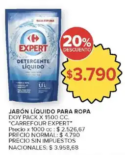 Carrefour Carrefour expert jabón líquido para ropa oferta