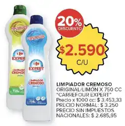 Carrefour Carrefour expert limpiador cremoso oferta