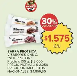 Carrefour Not protein bar oferta