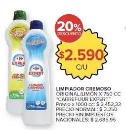 Carrefour Market Carrefour expert limpiador cremoso oferta