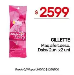 Nini Mayorista GILLETTE Maq.afeit.desc. Daisy 2un oferta