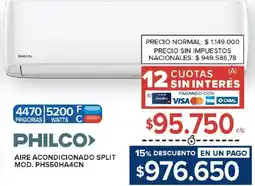 Carrefour Philco aire acondicionado split oferta