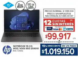 Carrefour Hp notebook 15 c13 oferta