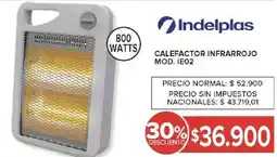 Carrefour Indelplas calefactor infrarrojo mod. ie02 oferta