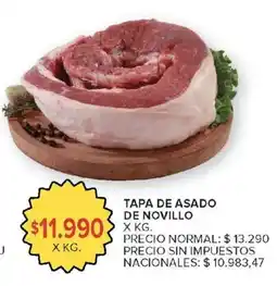 Carrefour Tapa de asado de novillo oferta