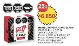 Carrefour Paty hamburguesa congelada oferta