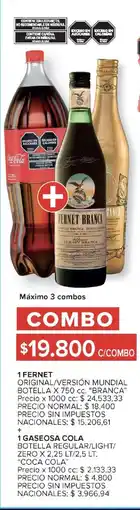 Carrefour Fernet branco combo oferta