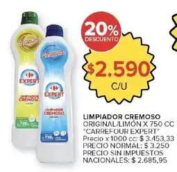 Carrefour Carrefour expert limpiador cremoso oferta