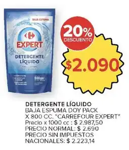 Carrefour Carrefour expert detergente liquido oferta