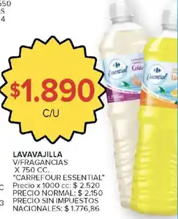 Carrefour Carrefour essential lavavajilla oferta