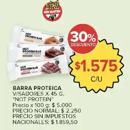 Carrefour Not protein bar oferta