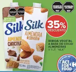 Carrefour Silk bebida vegetal oferta